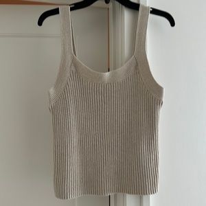 Gap cropped sweater tank top
